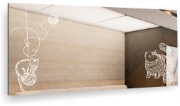 Дзеркало БЦ-стіл Коти і нитки