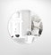 Дзеркало БЦ-стіл Кругле з фацетом