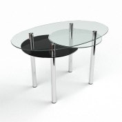 Стіл скляний для кухні Лагуна Еко