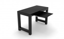 Скляний комп'ютерний стіл Ріоха black +