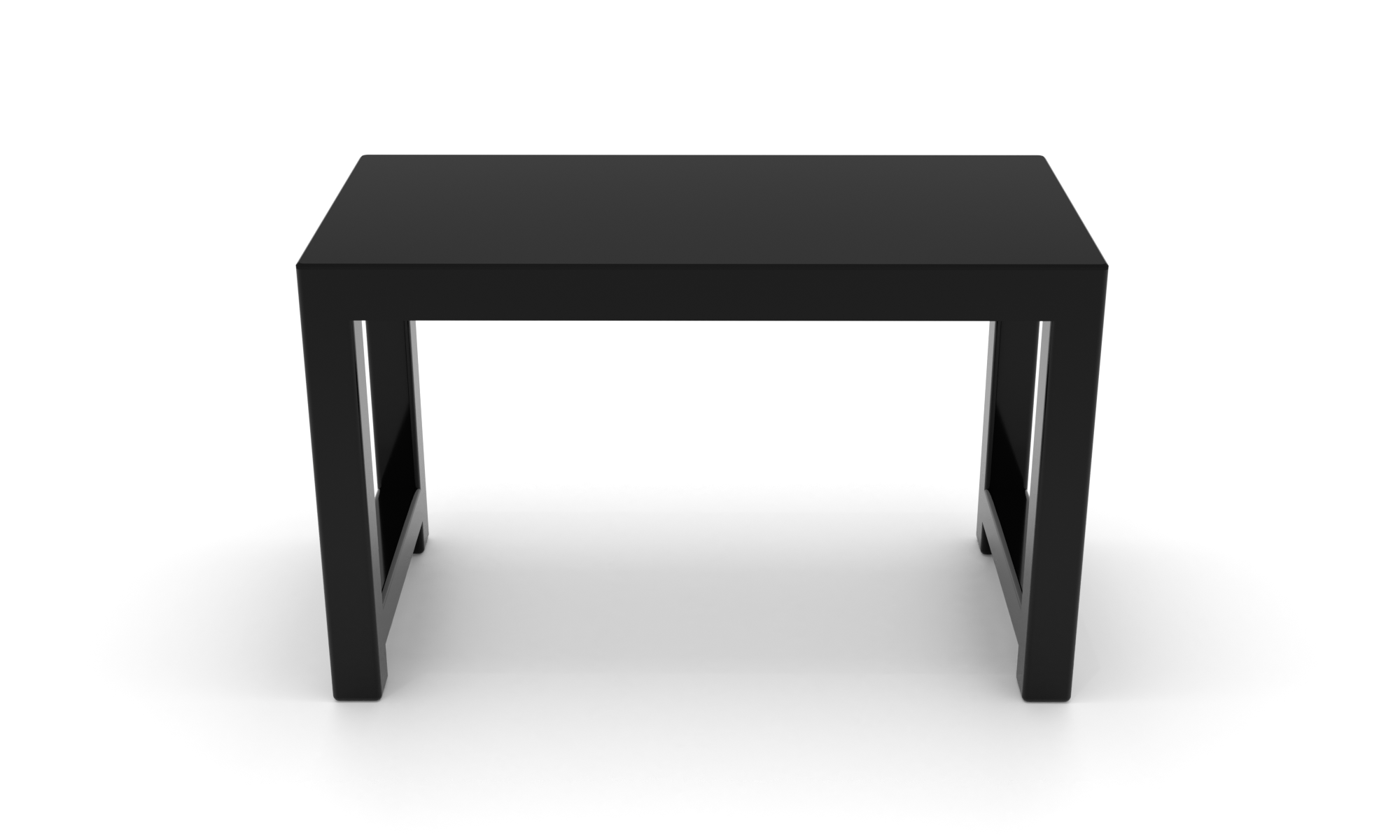 Скляний комп'ютерний стіл Ріоха black