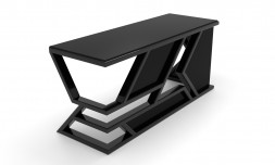 Комп'ютерний стіл Манстон black. БЦ стол