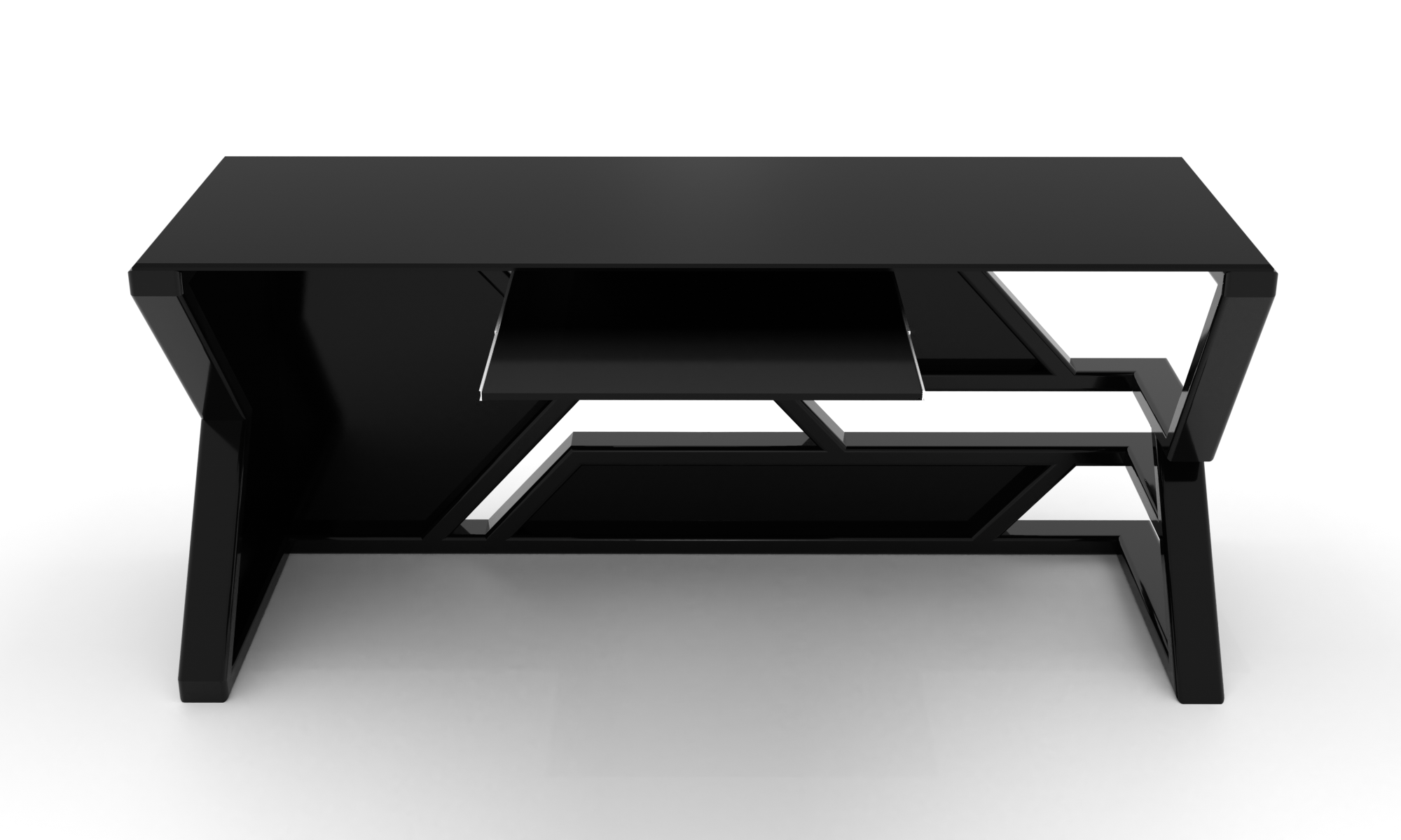 Комп'ютерний стіл Манстон black +. БЦ стол