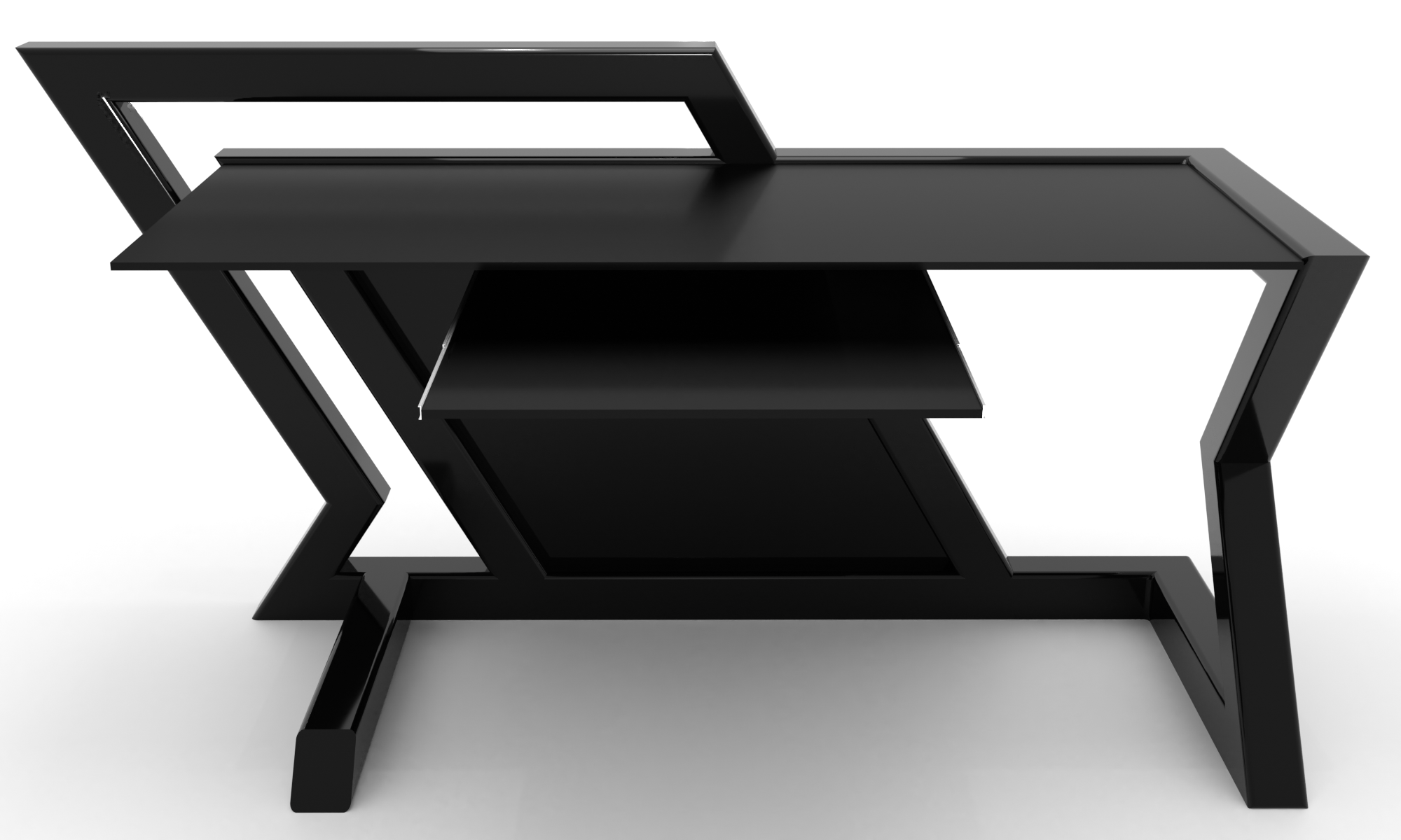 Комп'ютерний стіл Геранд black +. БЦ стол