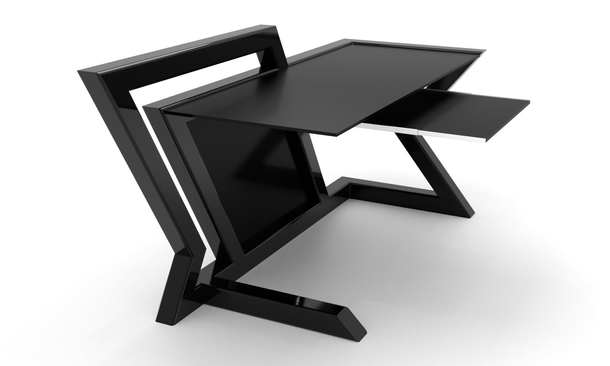 Комп'ютерний стіл Геранд black +. БЦ стол