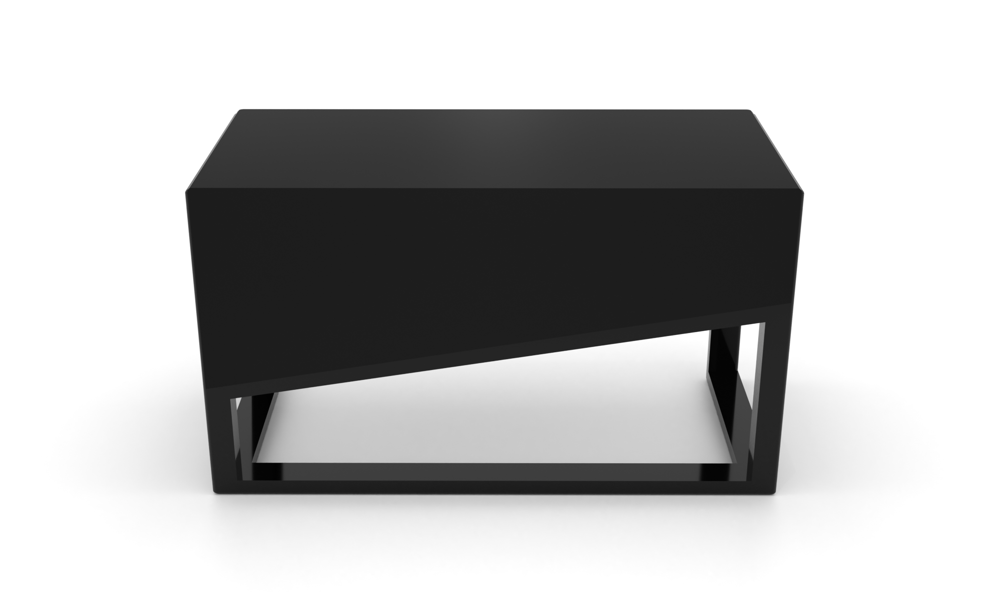 Скляний комп'ютерний стіл Мальмо black