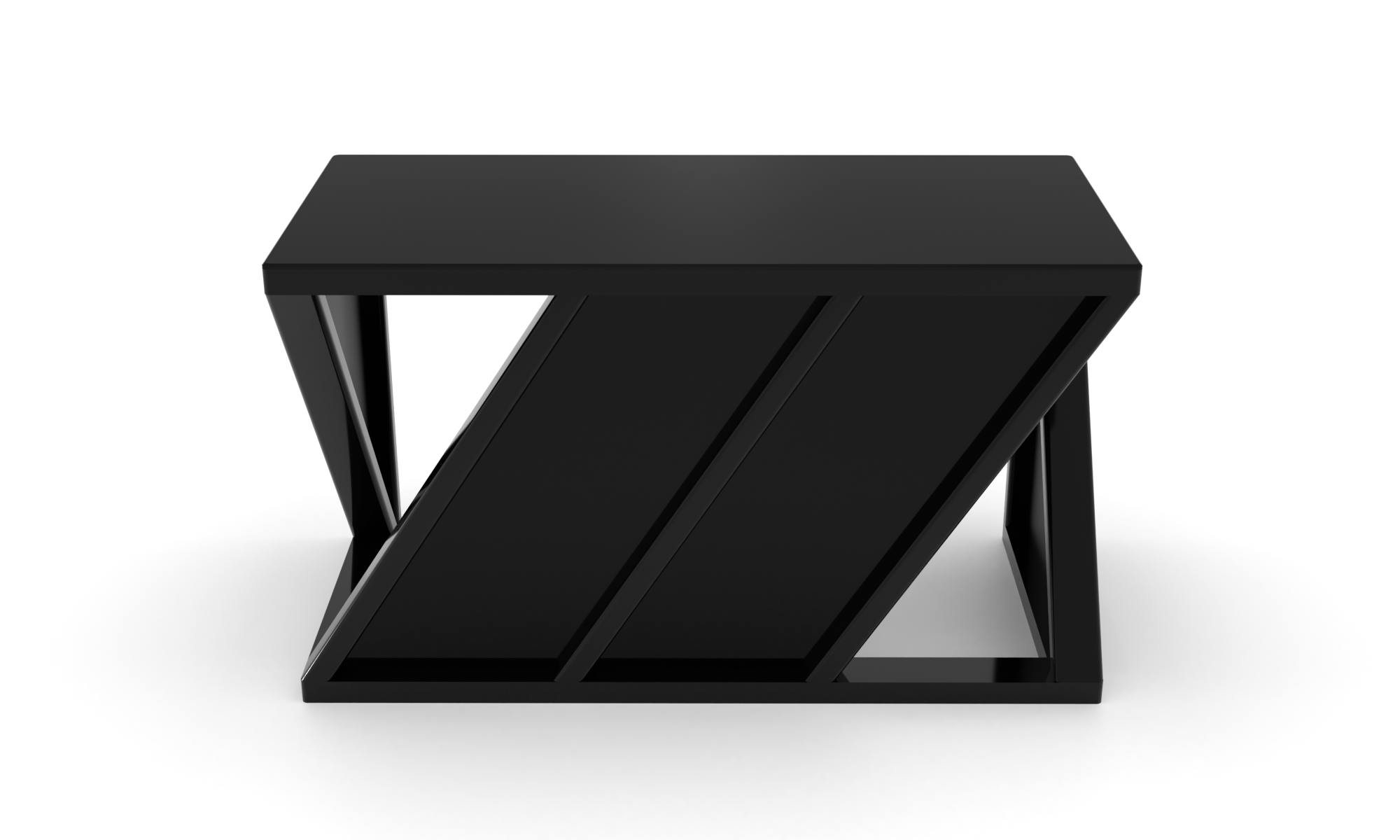 Скляний комп'ютерний стіл Петтон black. БЦ стол