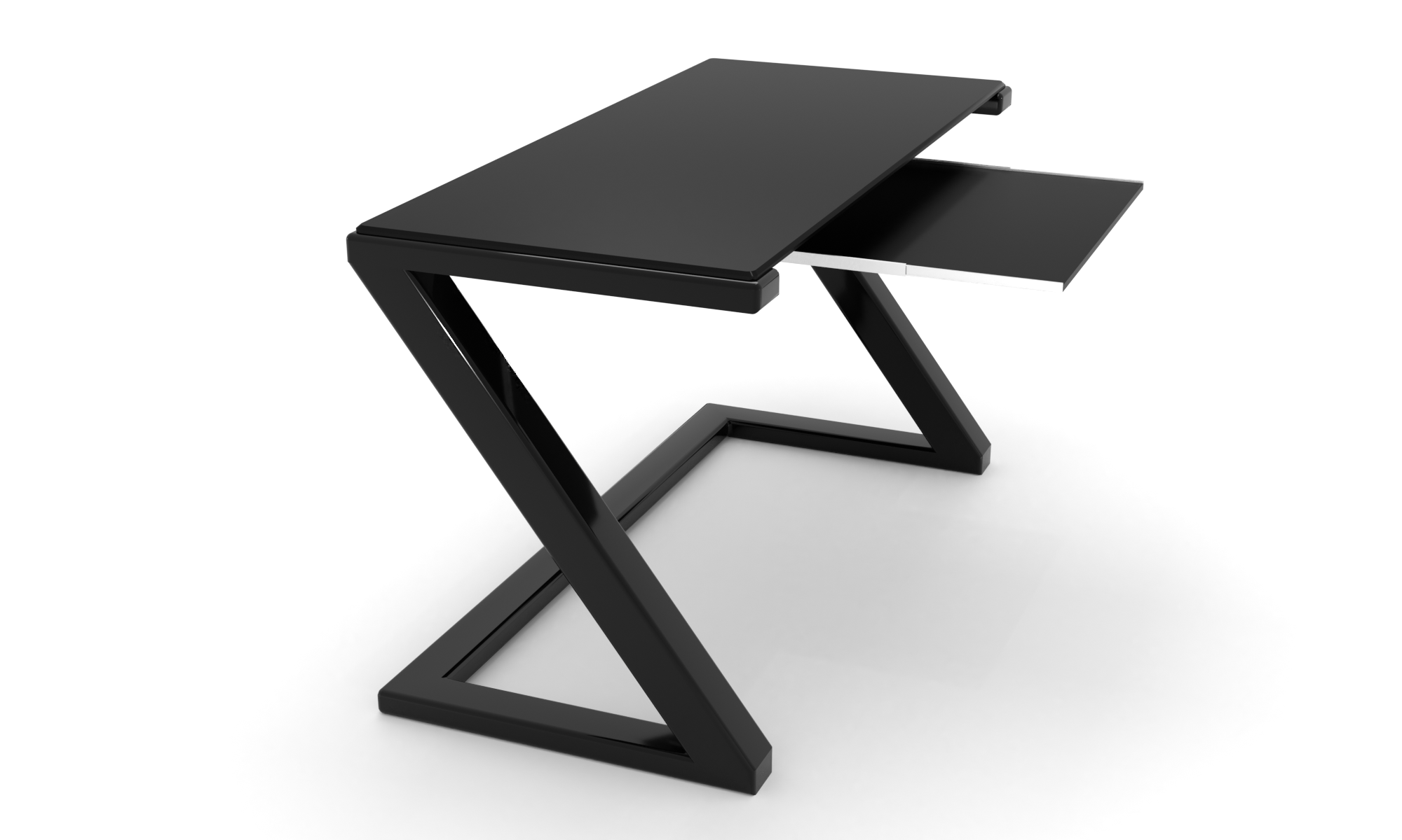 Скляний комп'ютерний стіл Ресифи black +
